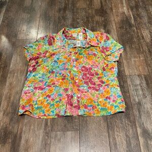 Emma James Multicolor Floral Blouse